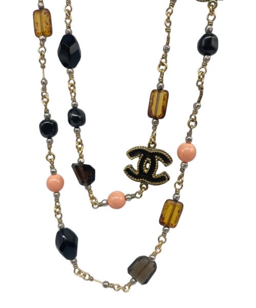 CHANEL（シャネル）CHANEL (シャネル) ココマーク ストーンネックレスの古着・服飾アイテム