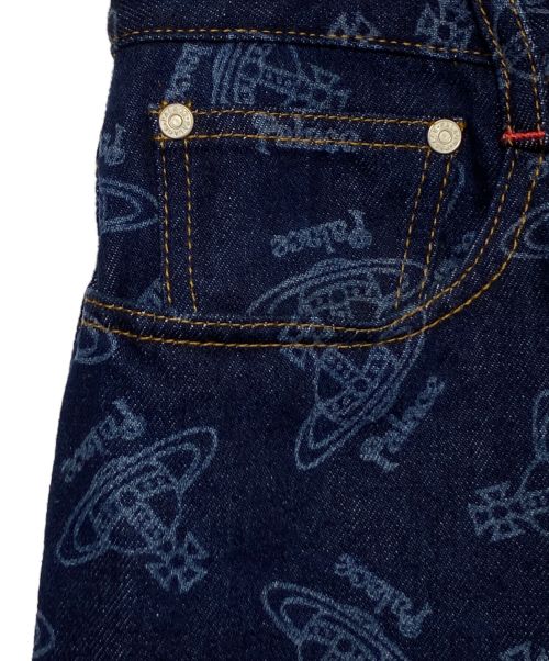 Vivienne Westwood（ヴィヴィアンウエストウッド）Vivienne Westwood (ヴィヴィアンウエストウッド) PALACE (パレス) Denim Jean インディゴ サイズ:34の古着・服飾アイテム