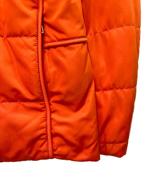 HERMES（エルメス）HERMES (エルメス) 中綿ジップアップジャケット オレンジ サイズ:XLの古着・服飾アイテム