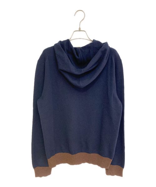 HERMES（エルメス）HERMES (エルメス) フーディーニット ネイビー サイズ:Mの古着・服飾アイテム