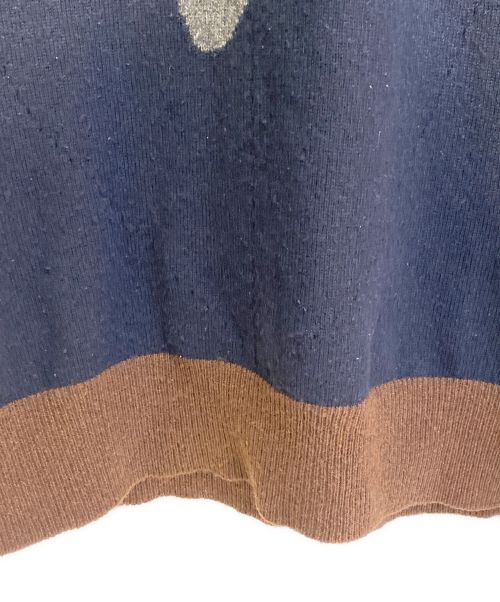 HERMES（エルメス）HERMES (エルメス) フーディーニット ネイビー サイズ:Mの古着・服飾アイテム