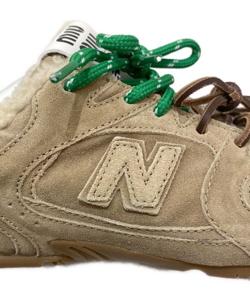 MIU MIU（ミュウミュウ）MIU MIU (ミュウミュウ) NEW BALANCE (ニューバランス) 530 SL ブリーチドレザー スニーカー ブラウン サイズ:38の古着・服飾アイテム