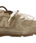 中古・古着 MIU MIU (ミュウミュウ) NEW BALANCE (ニューバランス) 530 SL ブリーチドレザー スニーカー ブラウン サイズ:38：145000円
