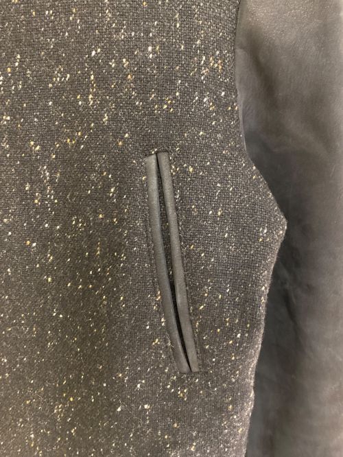 Thom Browne（トムブラウン）Thom Browne (トムブラウン) 袖切替ブルゾン ブラック サイズ:2の古着・服飾アイテム
