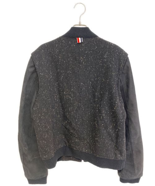 Thom Browne（トムブラウン）Thom Browne (トムブラウン) 袖切替ブルゾン ブラック サイズ:2の古着・服飾アイテム