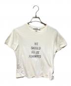 Christian Diorクリスチャン ディオール）の古着「プリント半袖Tシャツ」｜ホワイト