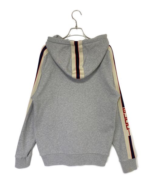 GUCCI（グッチ）GUCCI (グッチ) ジップパーカー ライトグレー サイズ:Sの古着・服飾アイテム