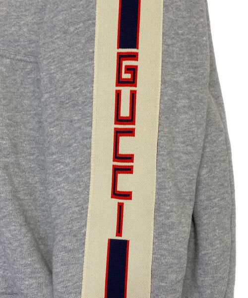 GUCCI（グッチ）GUCCI (グッチ) ジップパーカー ライトグレー サイズ:Sの古着・服飾アイテム