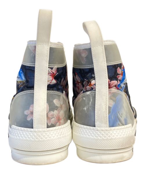 Christian Dior（クリスチャン ディオール）Christian Dior (クリスチャン ディオール) 空山基 (ソラヤマ ハジメ) B23 ラバー×ファブリック ハイカットスニーカー ライトグレー サイズ:42の古着・服飾アイテム