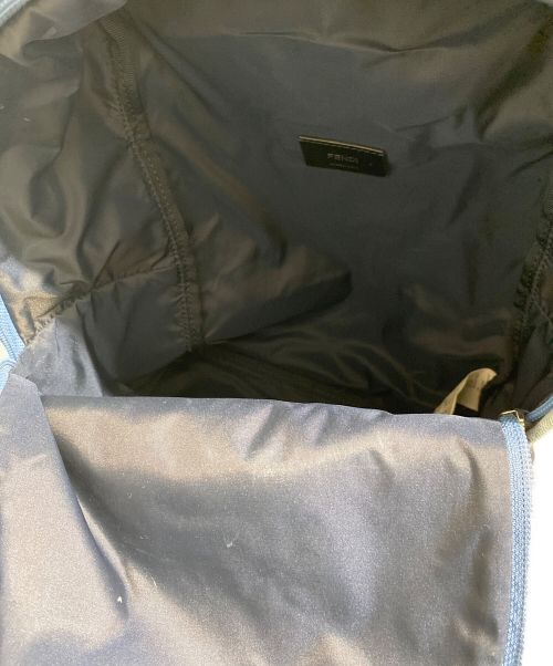 FENDI（フェンディ）FENDI (フェンディ) バグズデニムリュック スカイブルー サイズ:-の古着・服飾アイテム