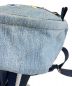 中古・古着 FENDI (フェンディ) バグズデニムリュック スカイブルー サイズ:-：30000円