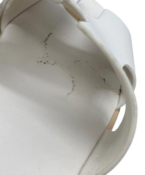 HERMES（エルメス）HERMES (エルメス) コルクサンダル ホワイト×ブラウン サイズ:37の古着・服飾アイテム