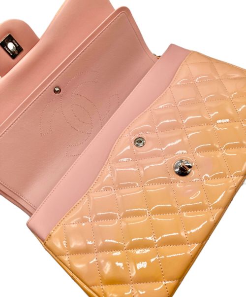 CHANEL（シャネル）CHANEL (シャネル) マトラッセ30/パテントショルダーバッグ オレンジ×ピンク サイズ:30の古着・服飾アイテム