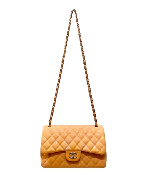 CHANEL（シャネル）CHANEL (シャネル) マトラッセ30/パテントショルダーバッグ オレンジ×ピンク サイズ:30の古着・服飾アイテム