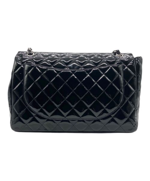 CHANEL（シャネル）CHANEL (シャネル) パテントデカマトラッセチェーンショルダーバッグ ブラック サイズ:33の古着・服飾アイテム