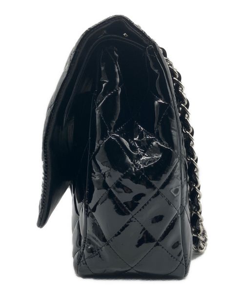 CHANEL（シャネル）CHANEL (シャネル) パテントデカマトラッセチェーンショルダーバッグ ブラック サイズ:33の古着・服飾アイテム