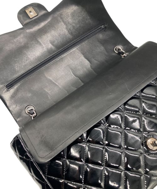 CHANEL（シャネル）CHANEL (シャネル) パテントデカマトラッセチェーンショルダーバッグ ブラック サイズ:33の古着・服飾アイテム