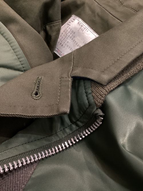 sacai（サカイ）sacai (サカイ) MA-1(エムエーワン)ジャケット カーキ サイズ:1の古着・服飾アイテム