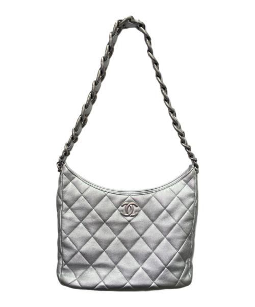 CHANEL（シャネル）CHANEL (シャネル) ホーボー ショルダーバッグ シルバーの古着・服飾アイテム