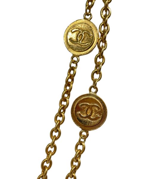 CHANEL（シャネル）CHANEL (シャネル) ココマーク ロングネックレス ゴールドの古着・服飾アイテム