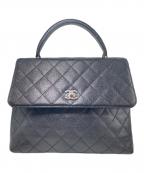 CHANELシャネル）の古着「マトラッセトップハンドル」｜ブラック