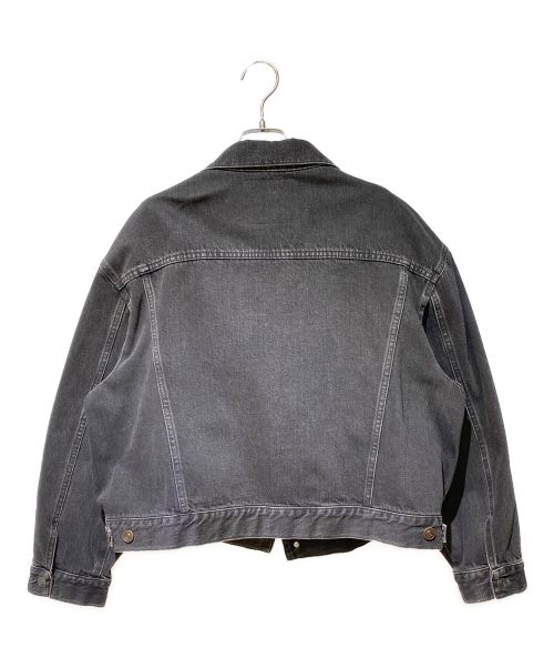 BALENCIAGA（バレンシアガ）BALENCIAGA (バレンシアガ) SWING DENIM JACKET（スウィングデニムジャケット） ブラック サイズ:36の古着・服飾アイテム