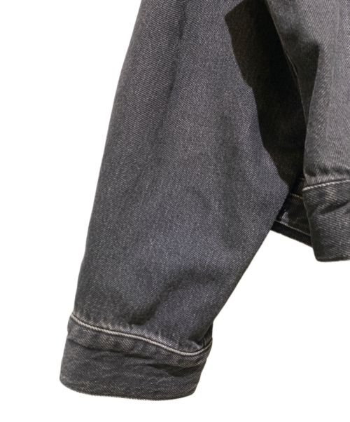 BALENCIAGA（バレンシアガ）BALENCIAGA (バレンシアガ) SWING DENIM JACKET（スウィングデニムジャケット） ブラック サイズ:36の古着・服飾アイテム