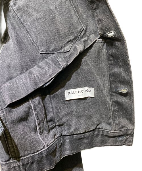 BALENCIAGA（バレンシアガ）BALENCIAGA (バレンシアガ) SWING DENIM JACKET（スウィングデニムジャケット） ブラック サイズ:36の古着・服飾アイテム