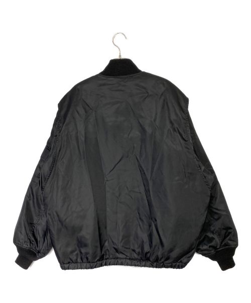 WACKO MARIA（ワコマリア）WACKO MARIA (ワコマリア) G-8 FLIGHT JACKET ブラック サイズ:XLの古着・服飾アイテム