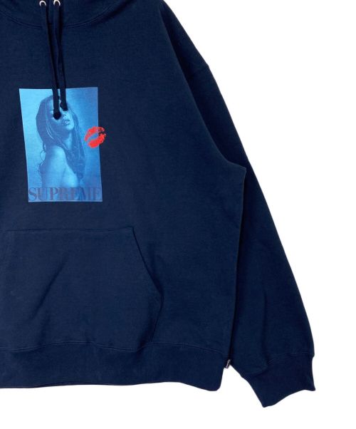 SUPREME（シュプリーム）SUPREME (シュプリーム) KATE MOSS (ケイト モス) KateMoss Hooded Sweatshirt ネイビー サイズ:XLの古着・服飾アイテム