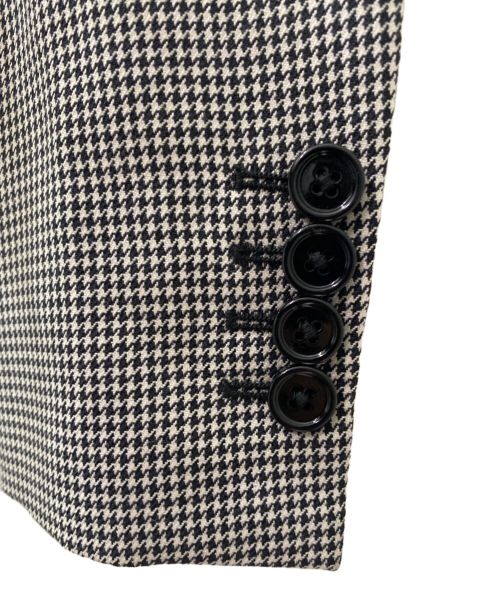 CELINE（セリーヌ）CELINE (セリーヌ) 格子柄テーラードジャケット ライトグレー サイズ:38の古着・服飾アイテム