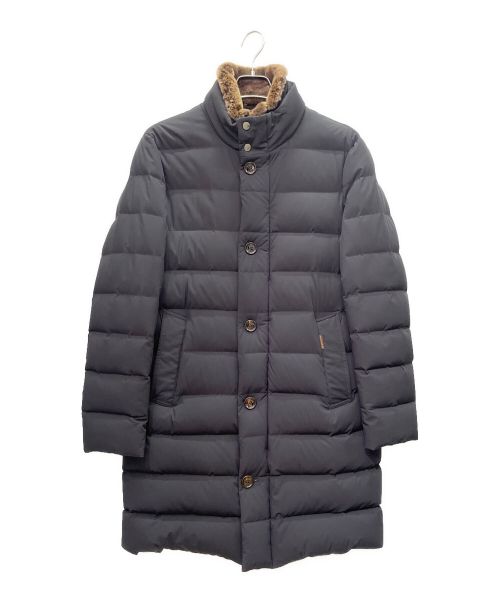 MOORER（ムーレー）MOORER (ムーレー) NETTUNO/ダウンコート ネイビー サイズ:48の古着・服飾アイテム