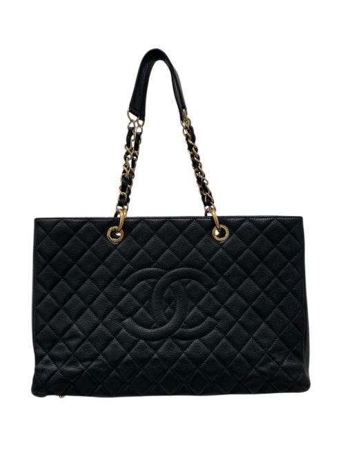 CHANEL（シャネル）CHANEL (シャネル) GSTトートバッグ ブラックの古着・服飾アイテム