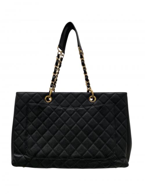 CHANEL（シャネル）CHANEL (シャネル) GSTトートバッグ ブラックの古着・服飾アイテム