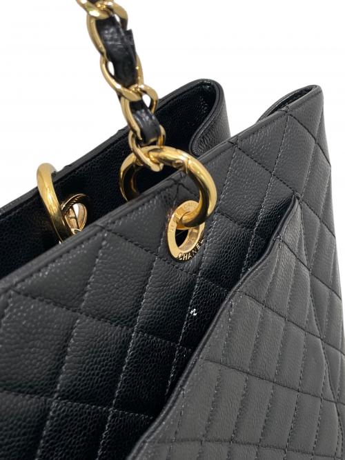 CHANEL（シャネル）CHANEL (シャネル) GSTトートバッグ ブラックの古着・服飾アイテム