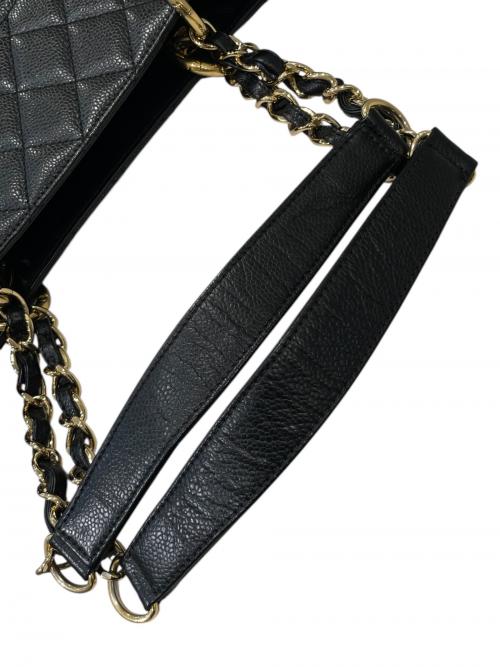 CHANEL（シャネル）CHANEL (シャネル) GSTトートバッグ ブラックの古着・服飾アイテム