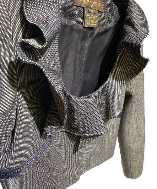 LOUIS VUITTON（ルイ ヴィトン）LOUIS VUITTON (ルイ ヴィトン) セットアップブラウス ダークグレー サイズ:34の古着・服飾アイテム