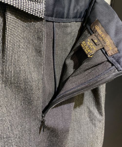 LOUIS VUITTON（ルイ ヴィトン）LOUIS VUITTON (ルイ ヴィトン) セットアップブラウス ダークグレー サイズ:34の古着・服飾アイテム