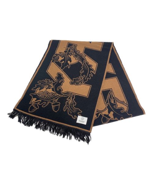 BURBERRY（バーバリー）BURBERRY (バーバリー) ロゴマフラー ブラウン サイズ:188×33の古着・服飾アイテム