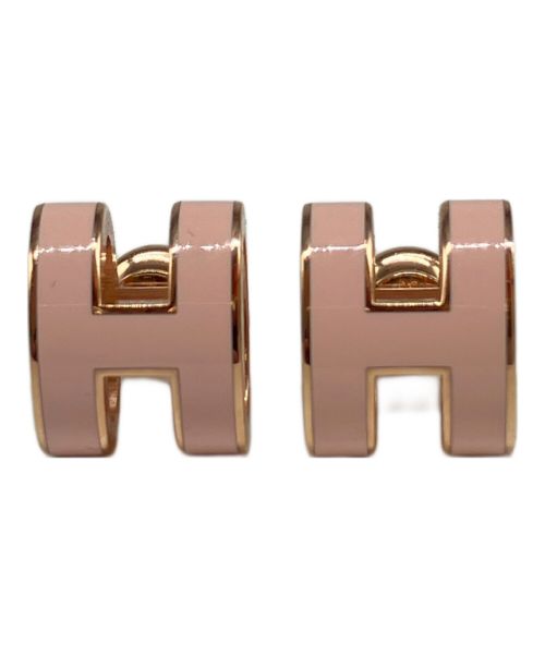 HERMES（エルメス）HERMES (エルメス) ポップアッシュ ピアス ライトピンクの古着・服飾アイテム