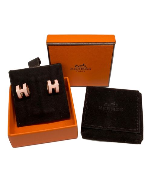 HERMES（エルメス）HERMES (エルメス) ポップアッシュ ピアス ライトピンクの古着・服飾アイテム