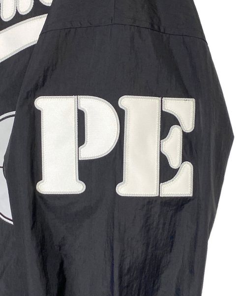 SAINT MICHAEL（セントマイケル）SAINT MICHAEL (セントマイケル) PUBLIC ENEMY (パブリック エネミー) PE_NYL PLOVR/ST ENEMY ブラック サイズ:XLの古着・服飾アイテム