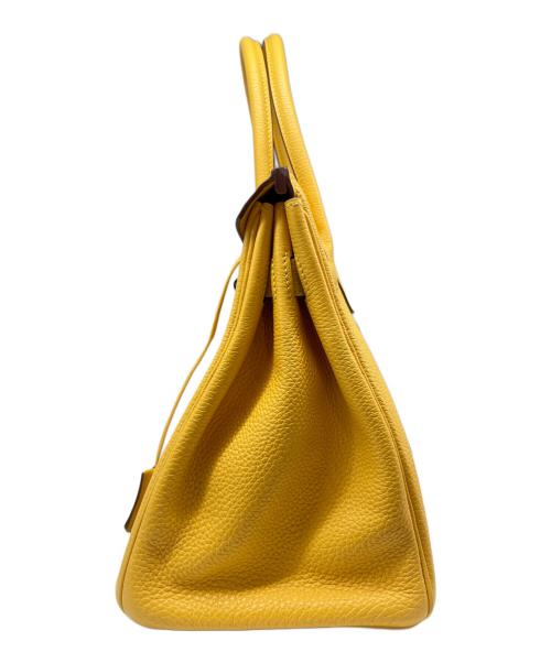 HERMES（エルメス）HERMES (エルメス) バーキン30/シルバー金具/トゴ/▢M刻印 イエロー サイズ:30の古着・服飾アイテム