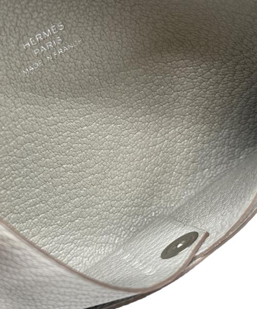 HERMES（エルメス）HERMES (エルメス) カルヴィ カードケース グレー系の古着・服飾アイテム