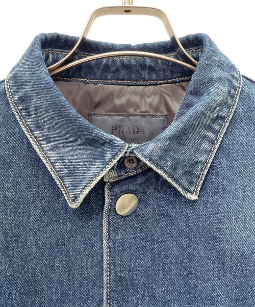 PRADA（プラダ）PRADA (プラダ) Padded Denim Shirt インディゴ サイズ:Lの古着・服飾アイテム
