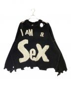 SAINT MICHAEL×SEX PISTOLSセントマイケル×セックスピストルズ）の古着「SP_CREW KNT / I AM A / BLACK」｜ブラック