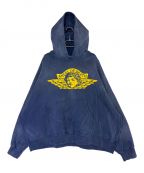 SAINT MICHAELセントマイケル）の古着「HOODIE / ANGEL」｜ネイビー