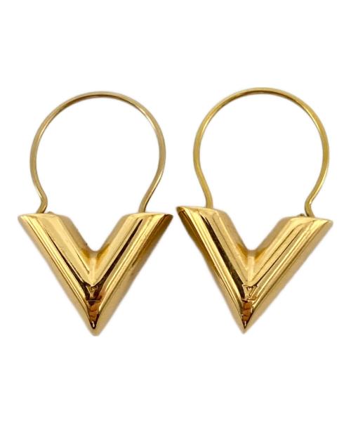 LOUIS VUITTON（ルイ ヴィトン）LOUIS VUITTON (ルイ ヴィトン) エセンシャルV ピアス ゴールドの古着・服飾アイテム