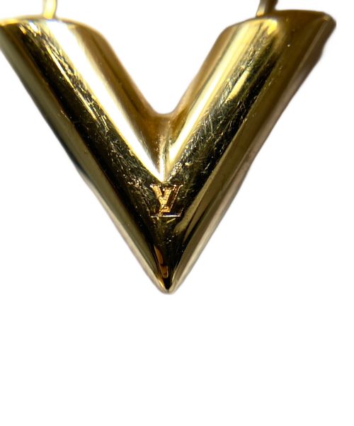 LOUIS VUITTON（ルイ ヴィトン）LOUIS VUITTON (ルイ ヴィトン) エセンシャルV ピアス ゴールドの古着・服飾アイテム