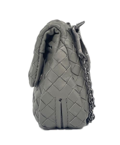 BOTTEGA VENETA（ボッテガベネタ）BOTTEGA VENETA (ボッテガベネタ) 2way イントレチェーンバッグ グレーの古着・服飾アイテム